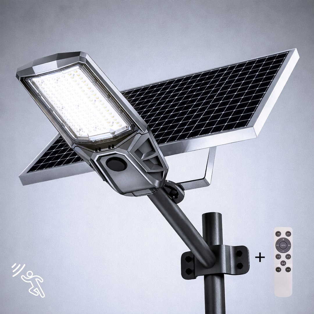 Eko-Light Solárna lampa Kobra Ii 400W 2400Lm 4000K Ip65 Stropná luster