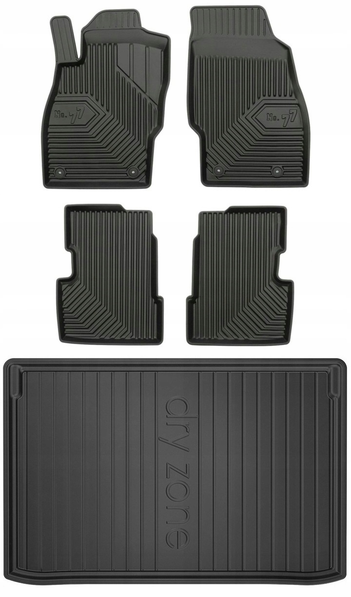 Set 77 Koberce a rohože Opel Corsa E Hatchback 2014-2019 d