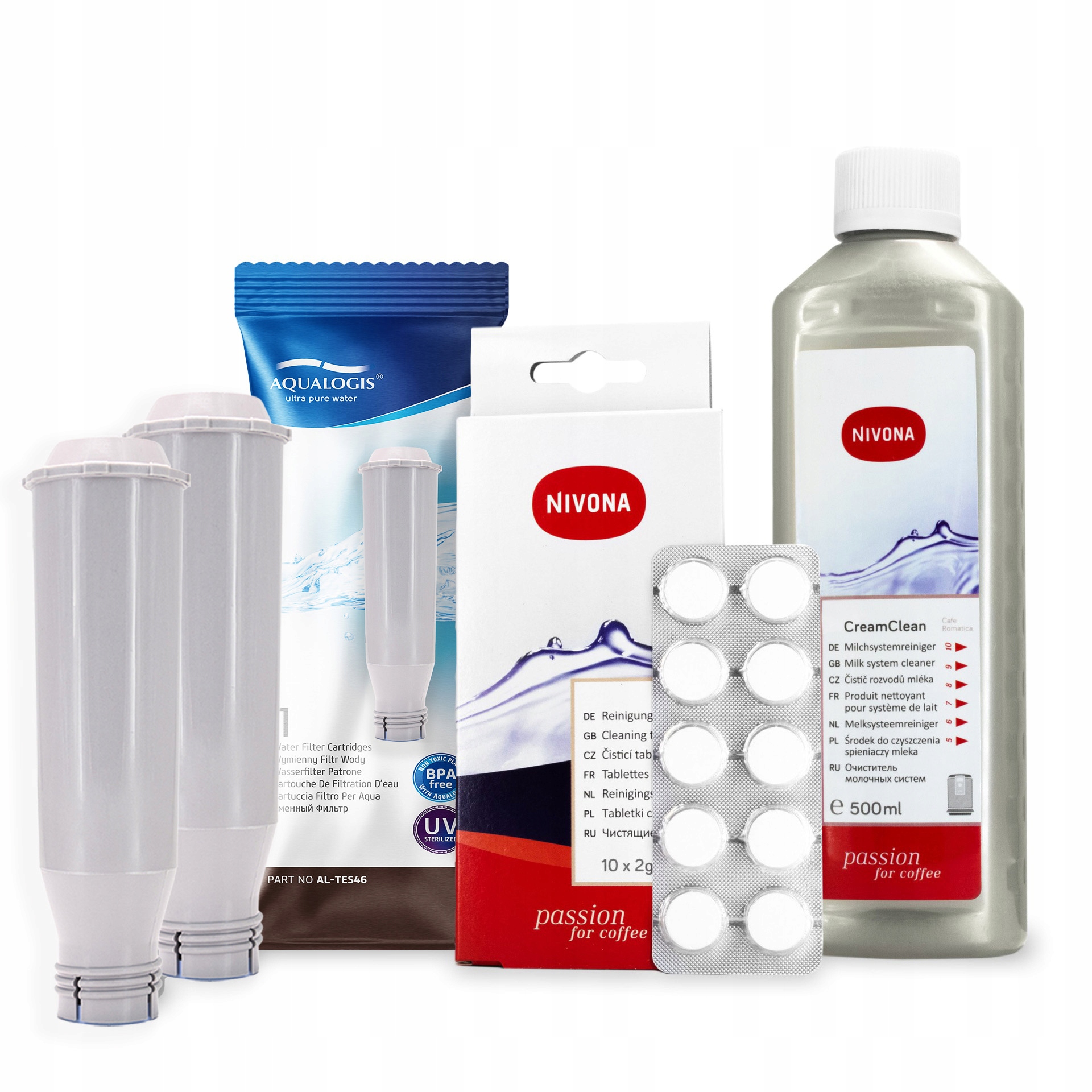 Filtr do kávovaru Nivona AL-TES46 tablety NIRT701 kapalina CramClean