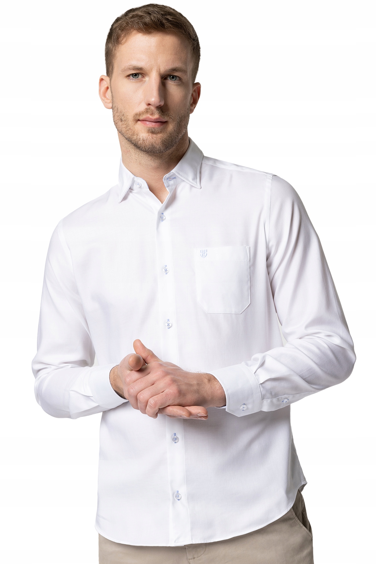 Koszula Męska Biała Próchnik PM28 L