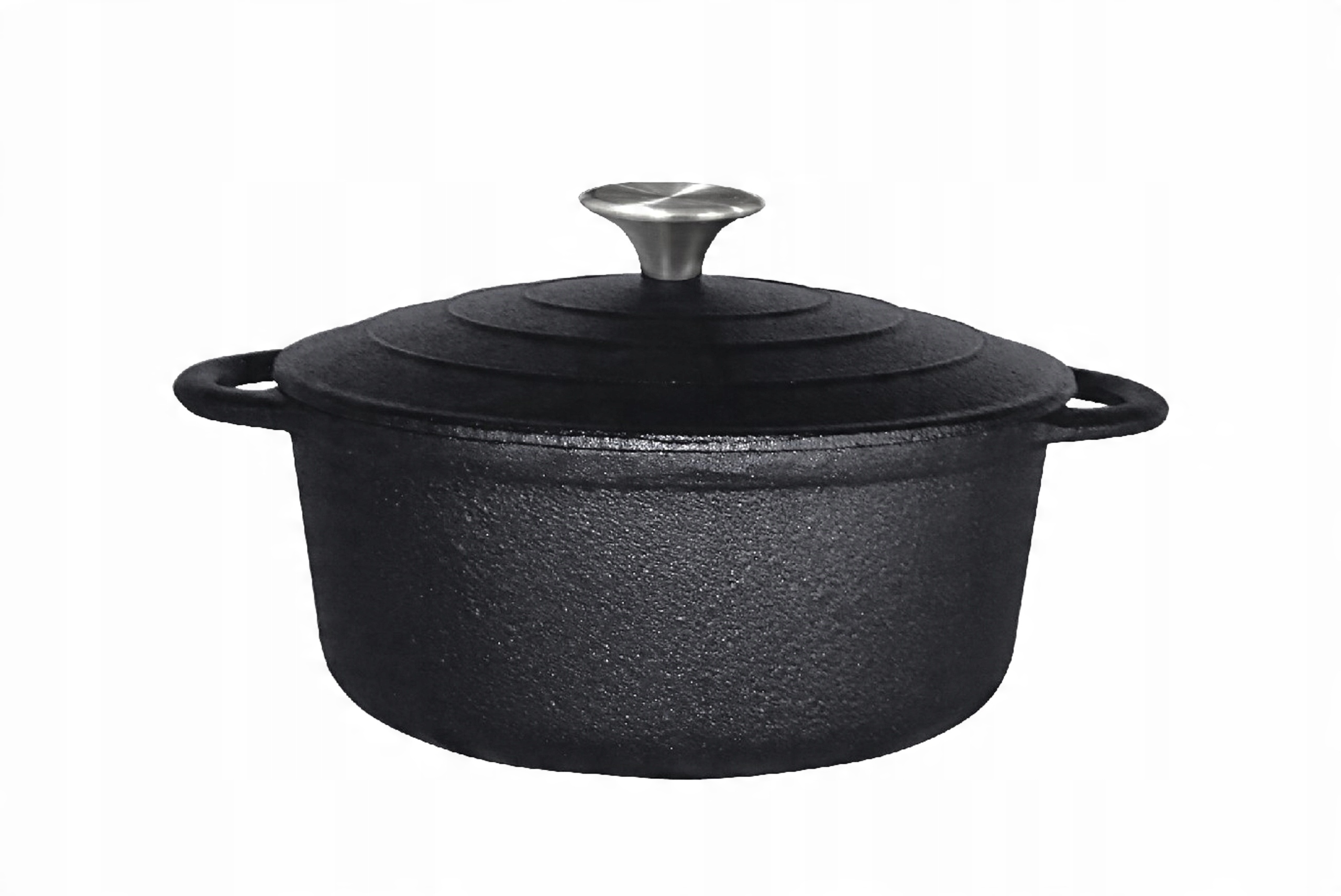 

Garnek Żeliwny 28CM Z Pokrywką Brytfanka