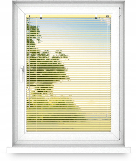 

Żaluzja Domowa Aluminiowa 25mm 80x220cm