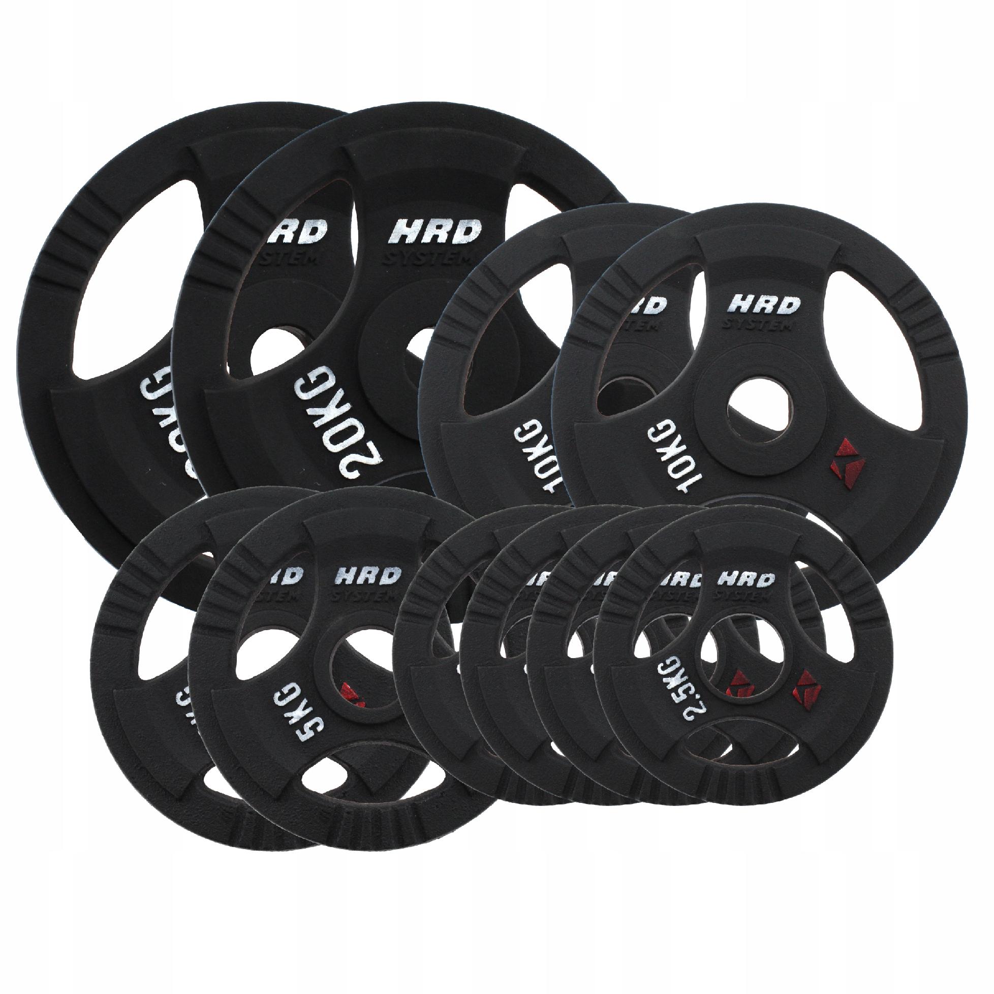 Hrd System Zestaw Obciążenie Olimpijskie żeliwne 50mm 80kg Talerze