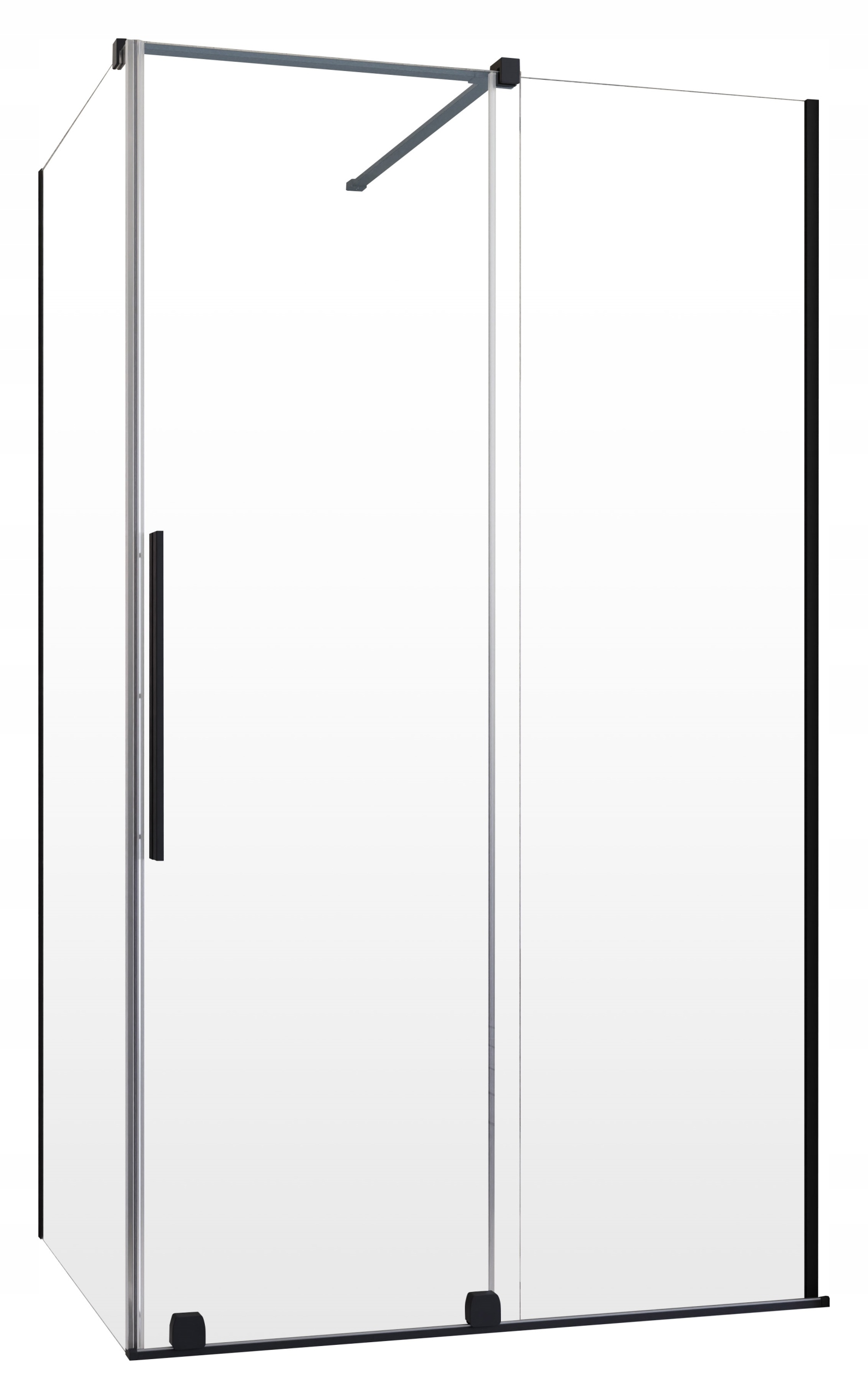 Kabina Furo Black Kdj 120x80x200 Radaway prawa