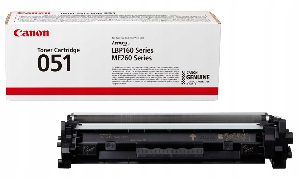 Canon CRG-051 originálny toner čierný pre LBP162dw, MF269dw, MF267dw, MF264