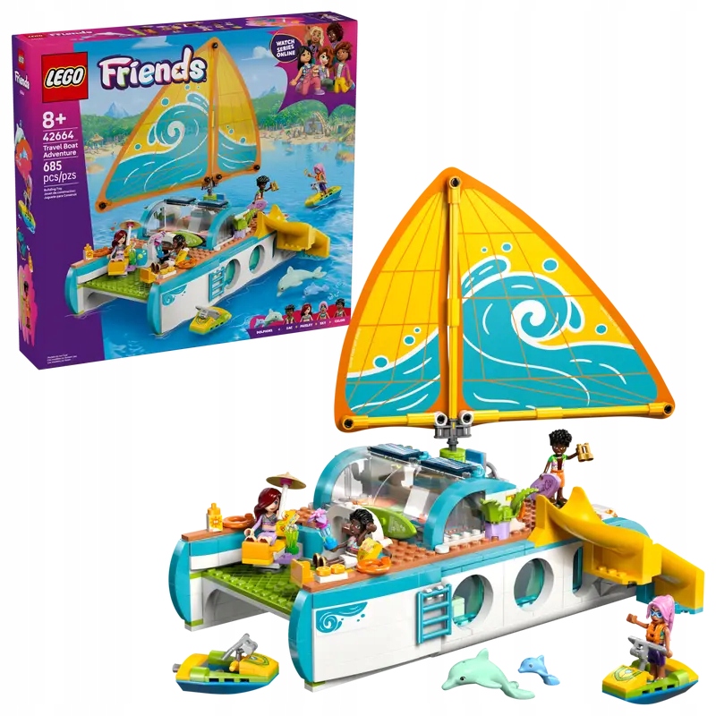 Lego 42664 Friends Dobrodružství na lodi