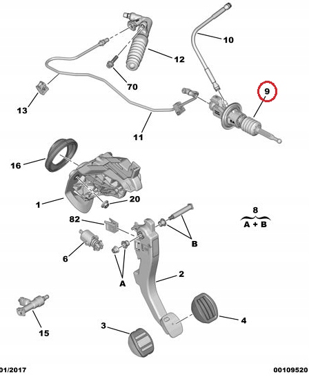 POMPA SPRZĘGŁA JUMPY EXPERT IV 1.6-2.0 BLUEHDI OE Jakość części (zgodnie z GVO) Q - oryginał z logo producenta części (OEM, OES)