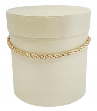 

Flower box pudełko na kwiaty fi 12cm kremowy