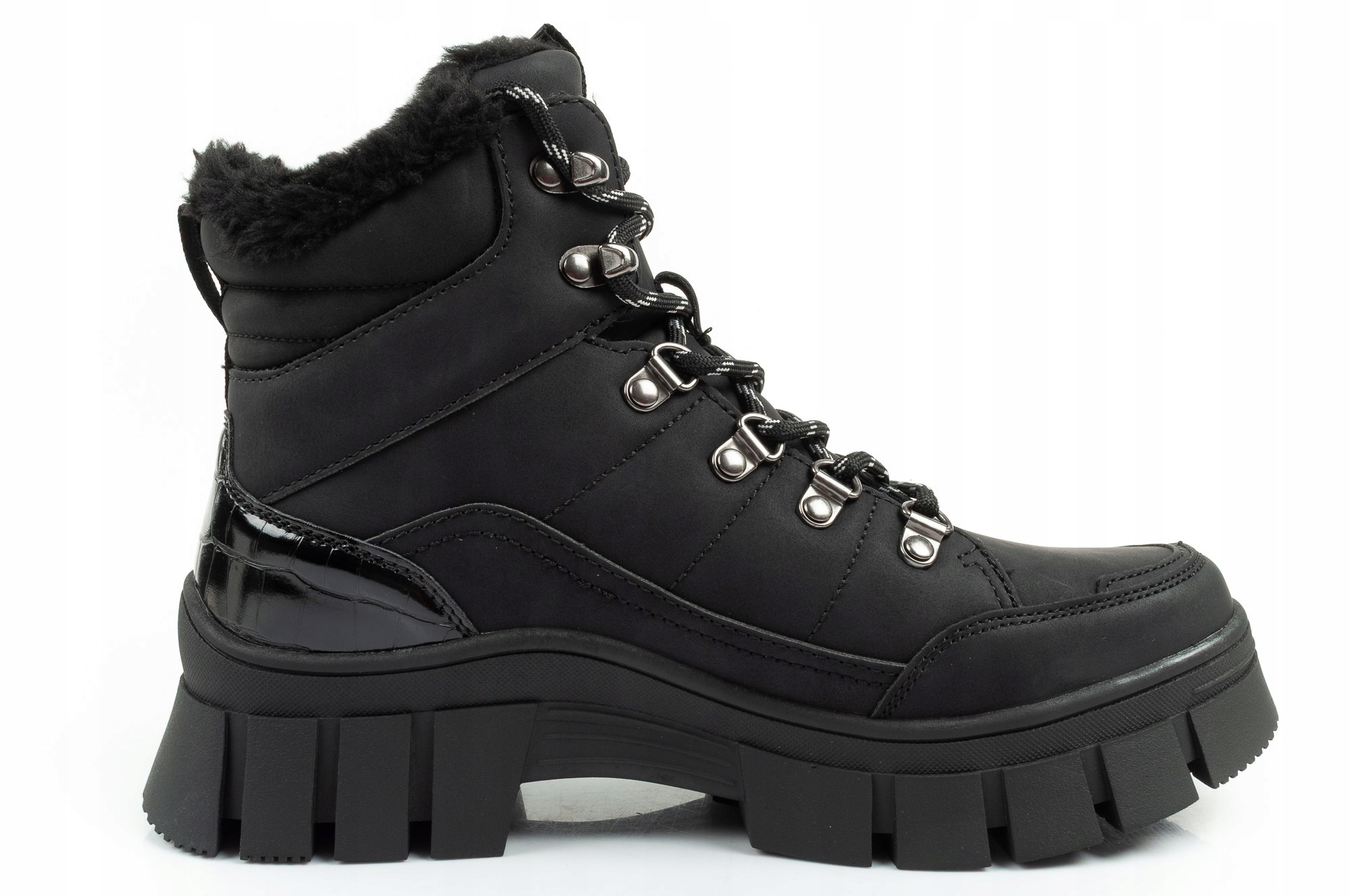 Zimní Boty Lee Cooper Dámské Zateplené Sněhule Kožíšek Černé Nad Kotník