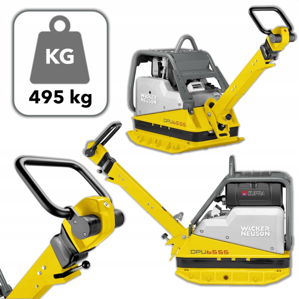 Zagęszczarka 500KG Wacker Neuson Dpu 6555 Heh