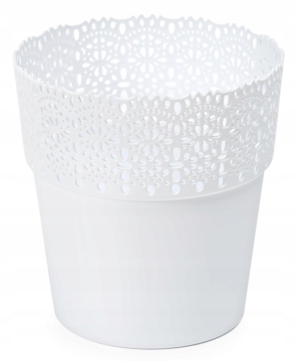 

Osłonka Bella 11,5 biała na storczyk święta grób