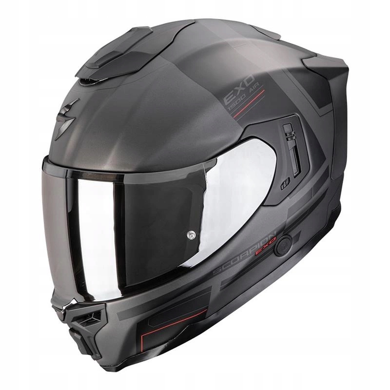 Helma Scorpion EXO-1500 Air Dual Matt Silver/black/red červená Darčeky