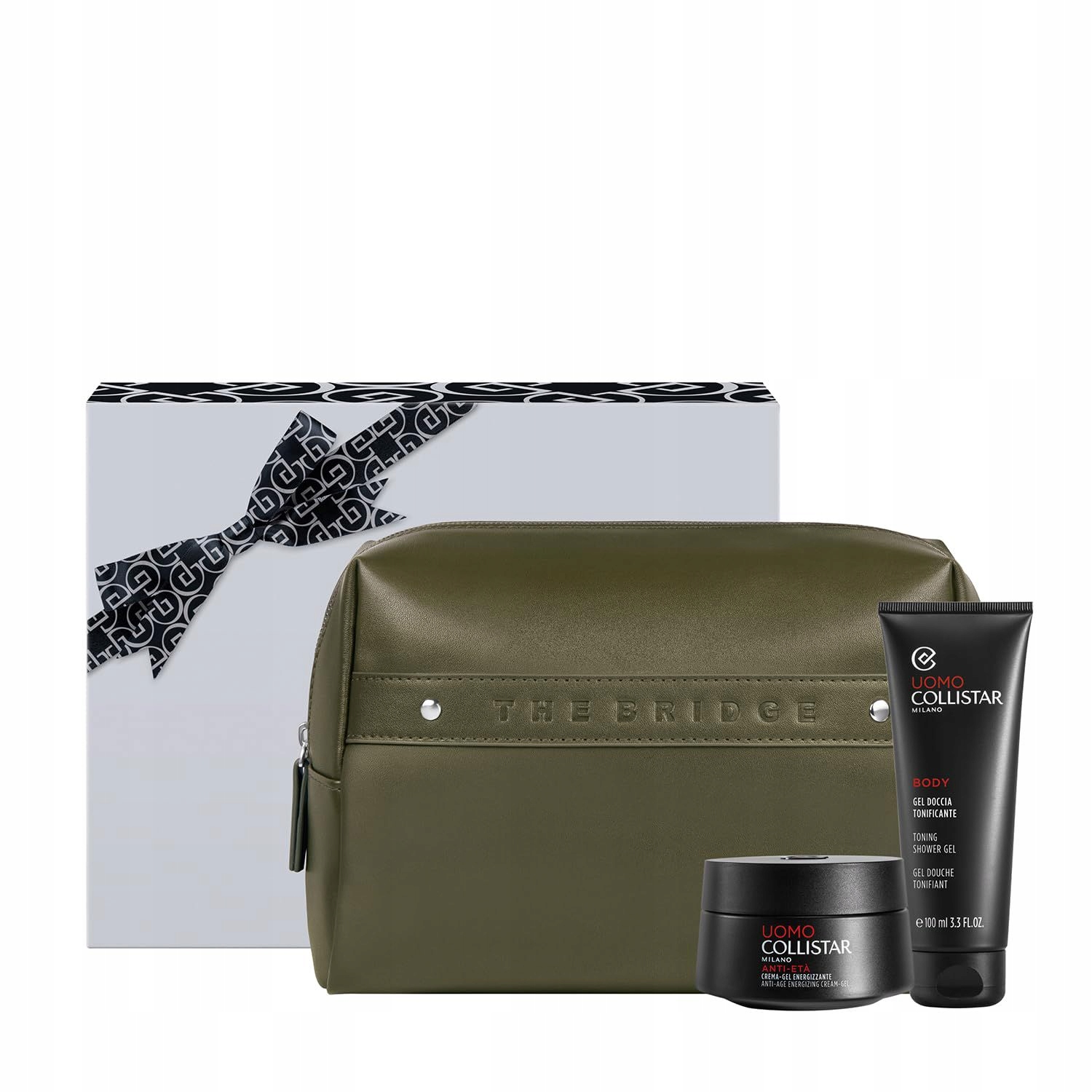 Collistar Set (energizující Anti-aging Krém-gel Pro Muže 50 ML Tonizující Sprchový Gel