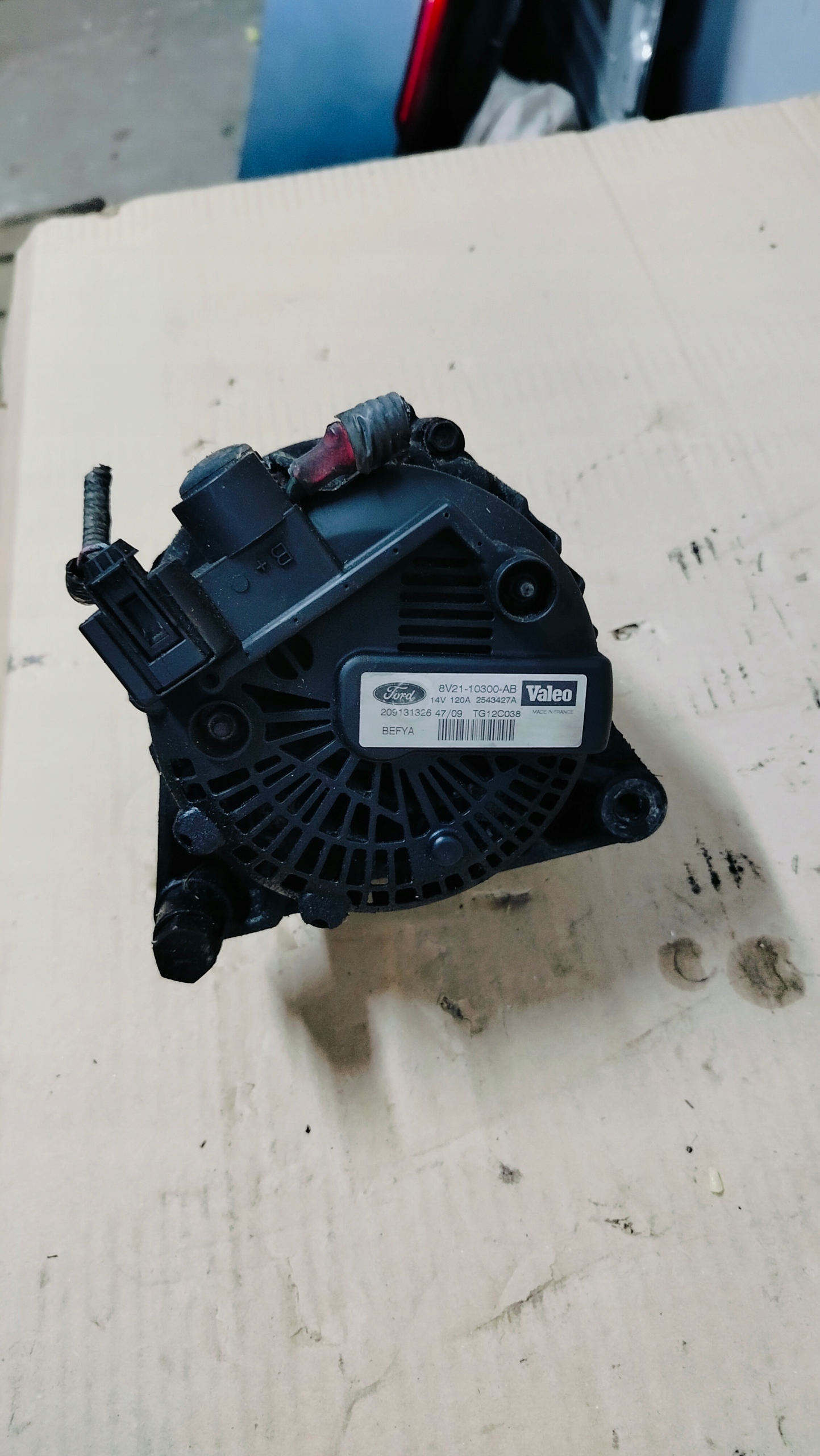 ALTERNATOR FORD FIESTA VII MK7 1.4TDCI