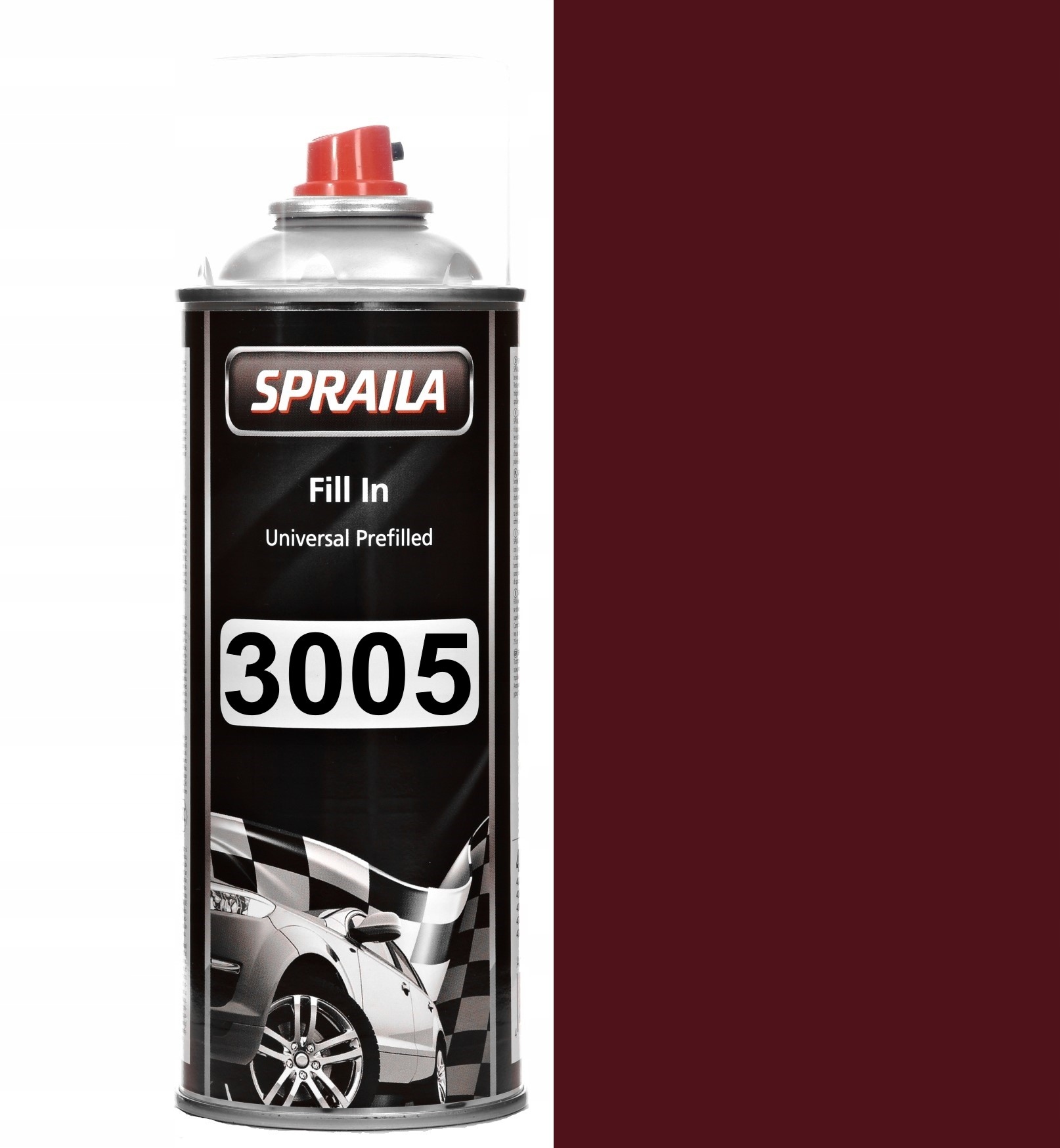 Lakier Farba Do Kaloryferów I Grzejników Ral 3005 Półpołysk Spray 400 ML