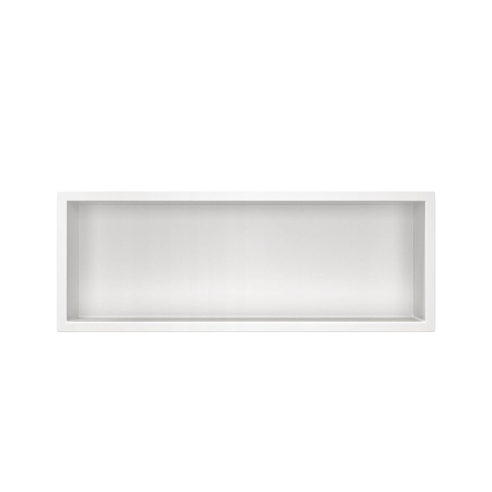 Wall-box One White Výklenková polica z nehrdzavejúcej ocele biela 60x20x10 cm