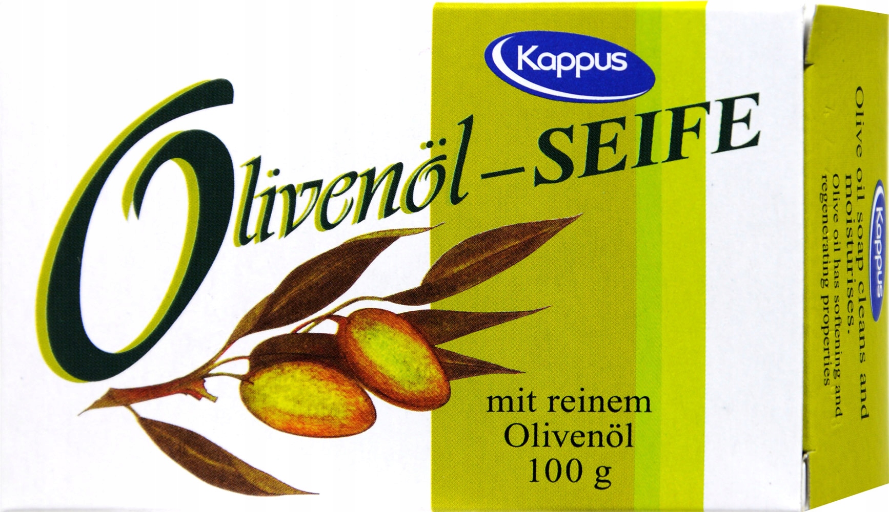 

Kappus Naturalne mydło Oliwkowe kostka 100g.