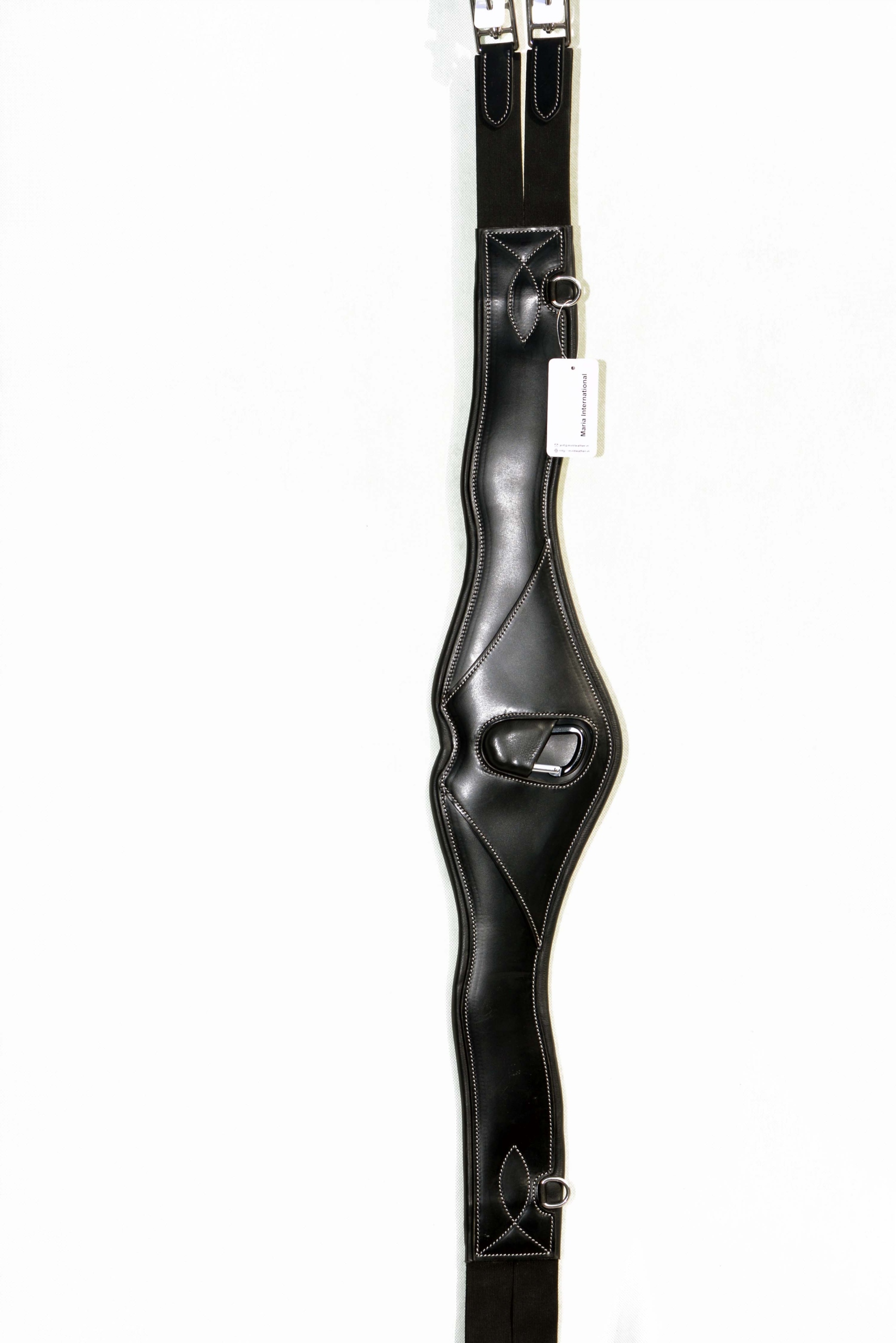 Popręg Skórzany Z Gumami 125CM