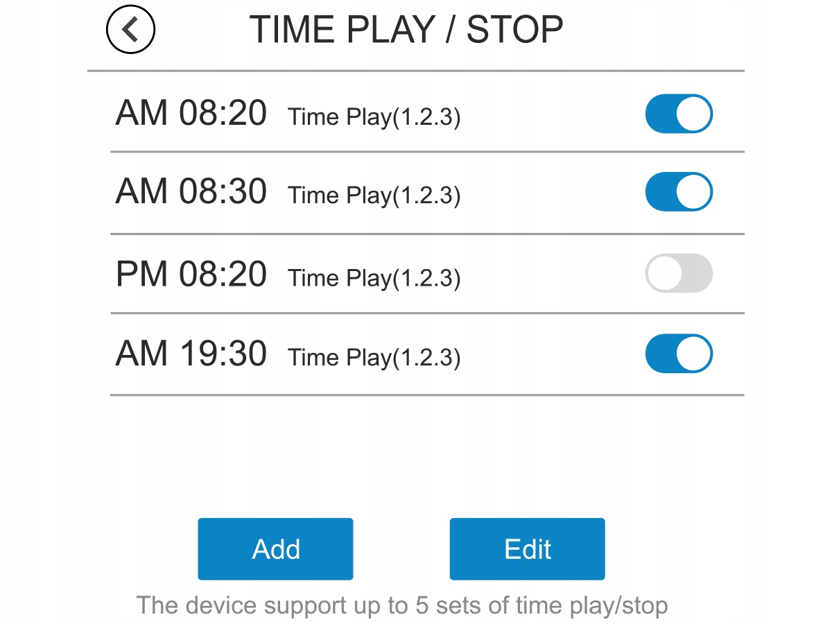 LAUDIO W20BT Odtwarzacz ścienny + 2 Głośniki JBL Pasmo przenoszenia 20-20000 Hz