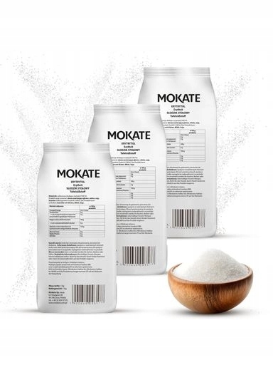 Mokate Erythritol Erytrol Sladidlo 0 kalorií 3 x 1 kg