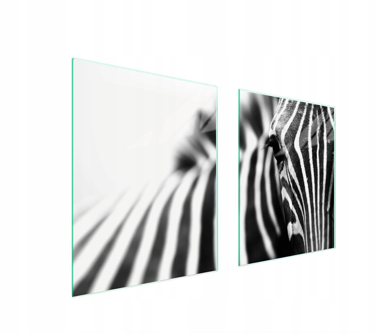 Ochranná skleněná deska na sporák 85x52 Zebra sklo Indukce 7v1