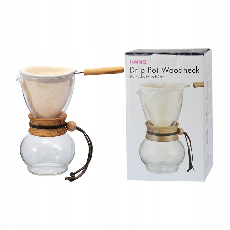 Hario Woodneck Drip Pot 3 Cup 480ml