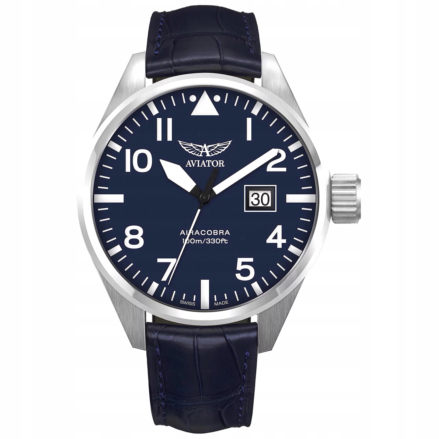 Pánské Hodinky Aviator V.1.22.0.149.4 modrý pásek