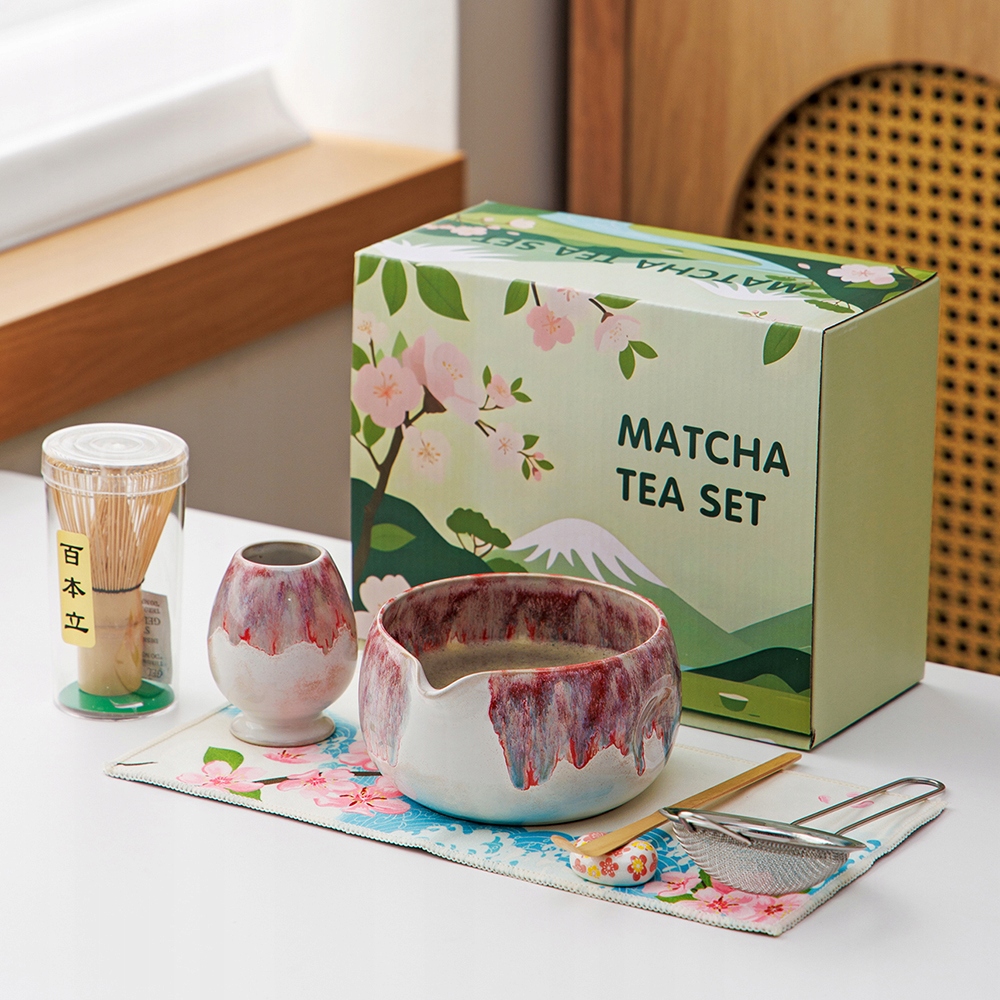 Nekit Bambusowy Zestaw Prezentowy Do Herbaty Matchy Chashaku