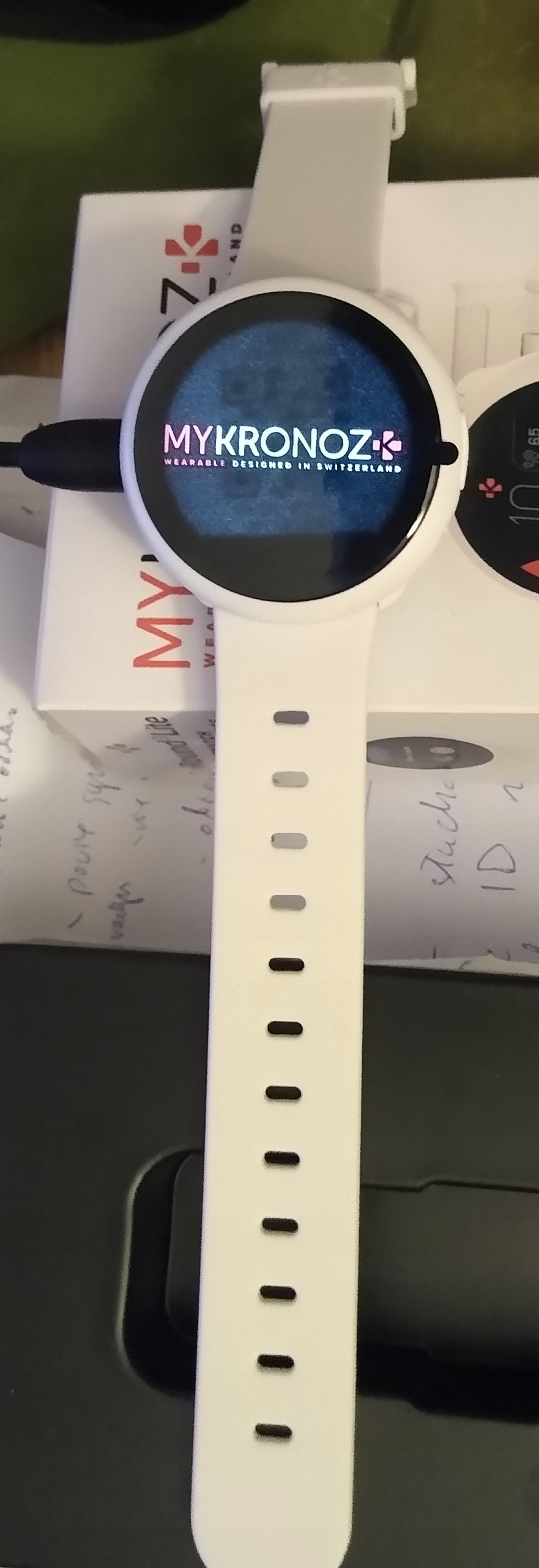 SMARTWATCH ZEGAREK BLUETOOTH ANDROID IOS MYKRONOZ DOTYKOWY OKRĄGŁY BIAŁY Model inny