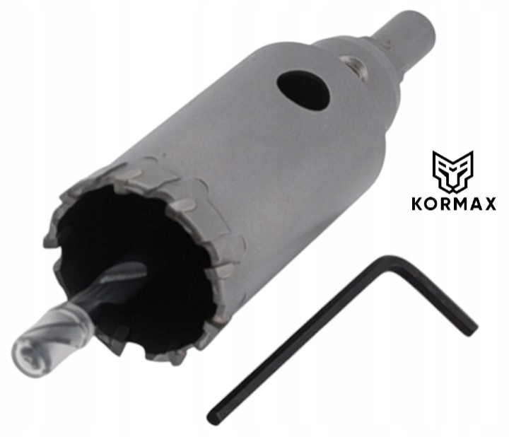 Korunkový Vrták vrták do vrták s karbidem fi 26 mm 26x50 mm Heavy Duty Kormax