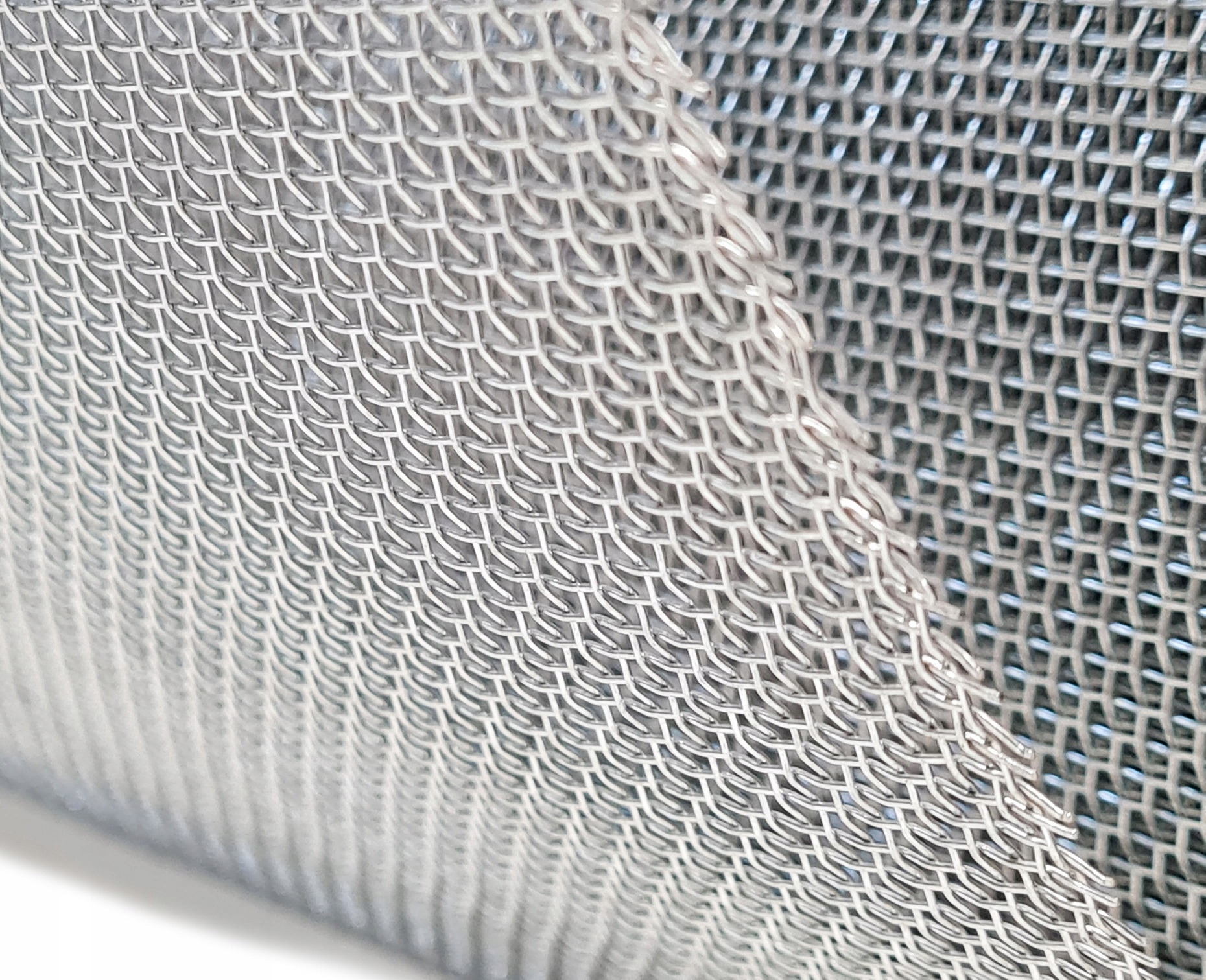 Siatka tkana techniczna ocynk sito wialnia oczko 2,5mm drut 0,5mm