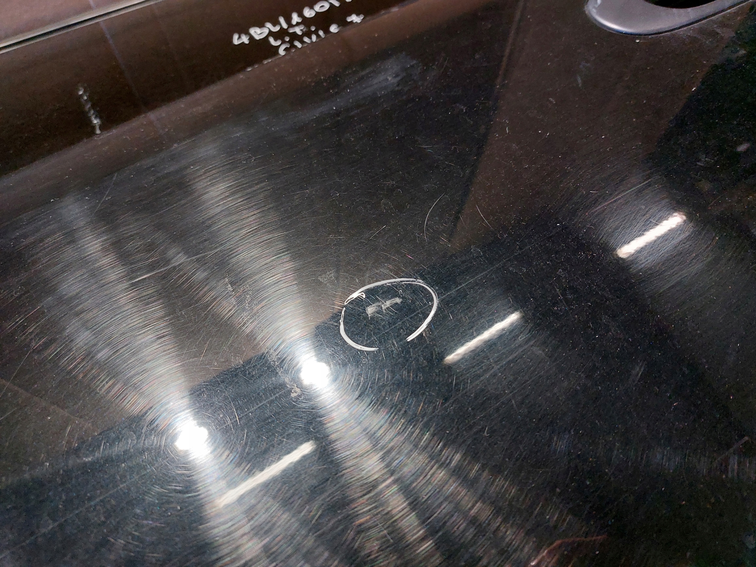 door rear. left HONDA CIVIC VII 7 B92P