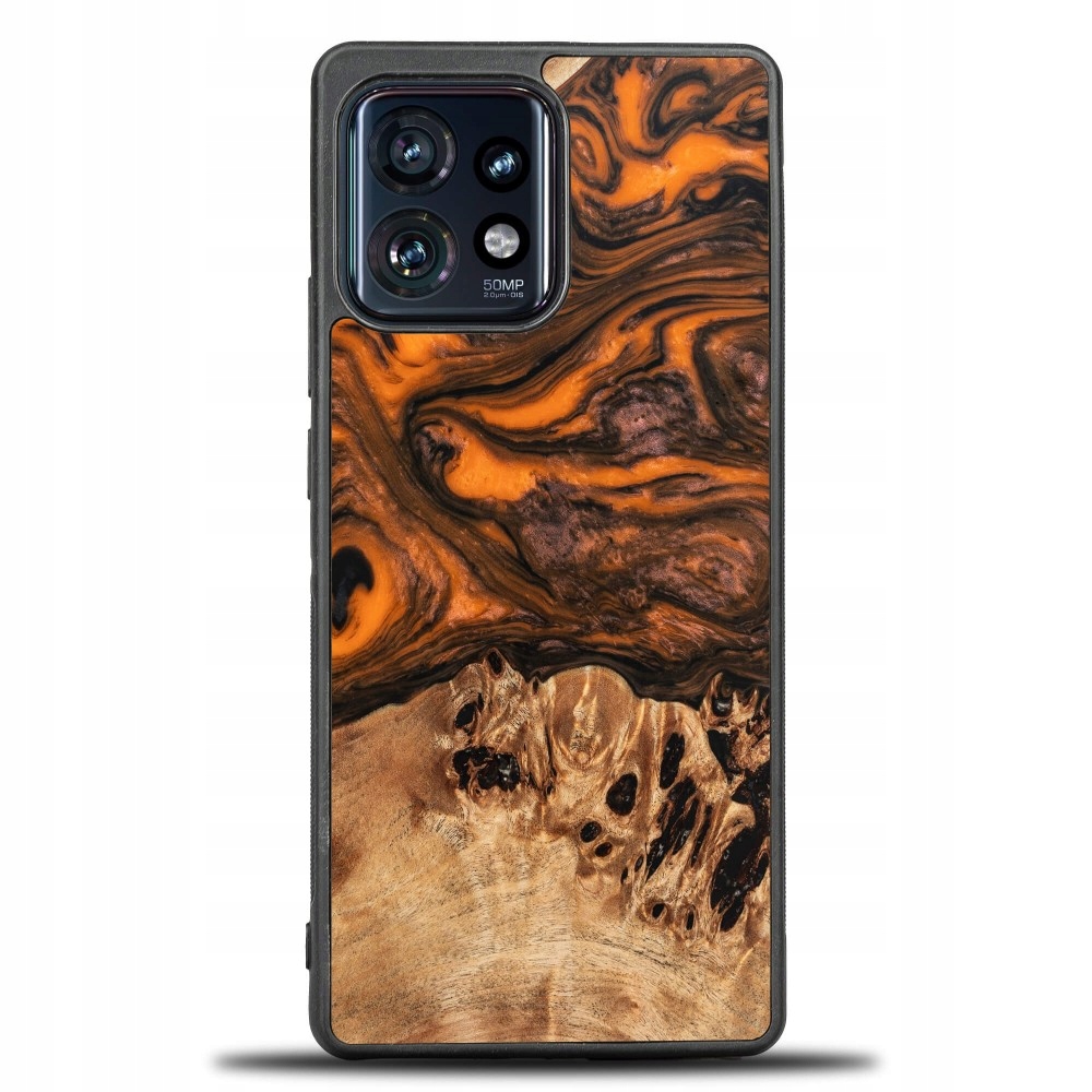 Pouzdro Bewood Unikátní Motorola Edge 40 Pro Oranžové