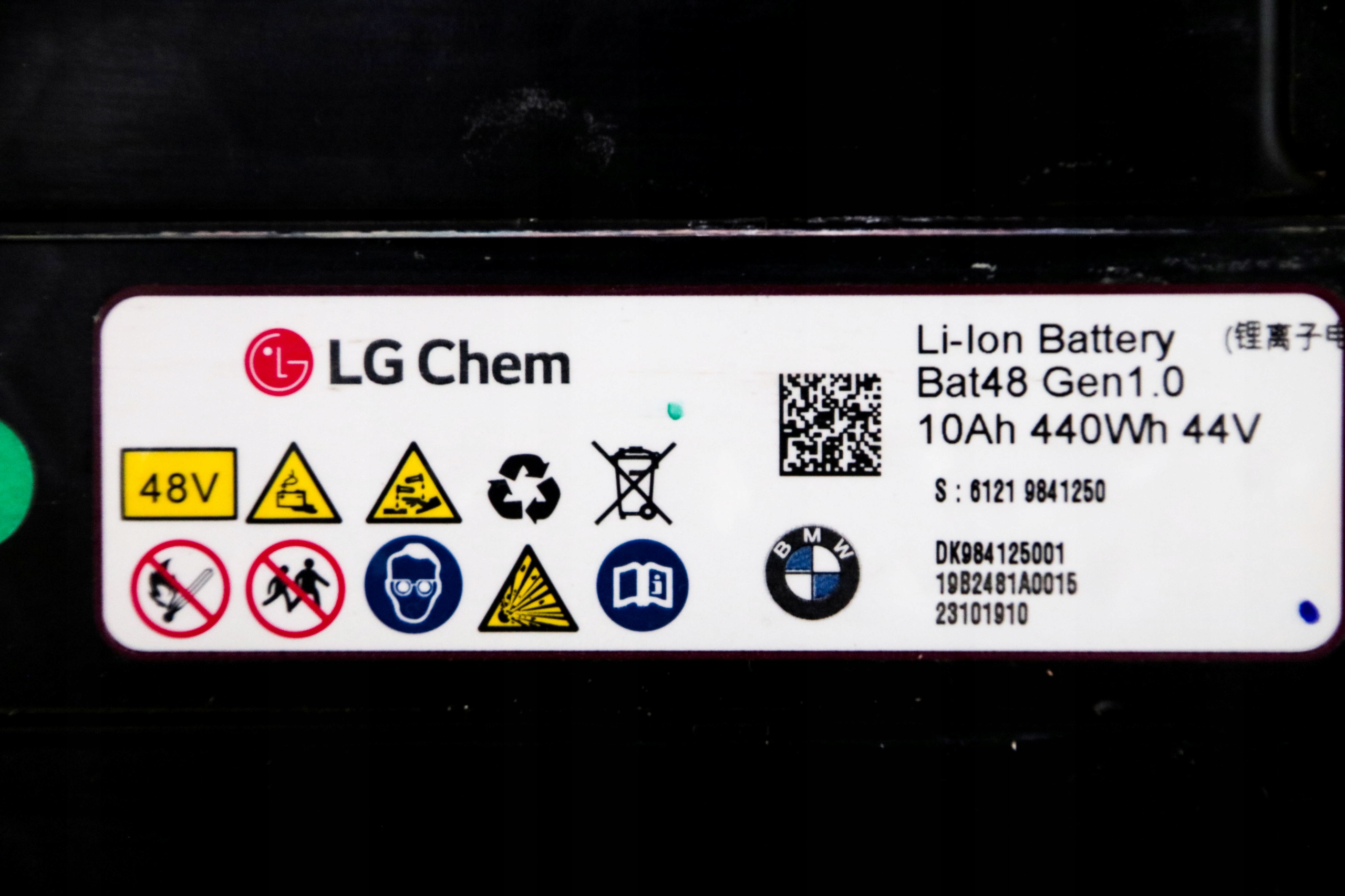 BMW AKUMULATOR LI-ION 10Ah 440Wh 44V 2019 r.