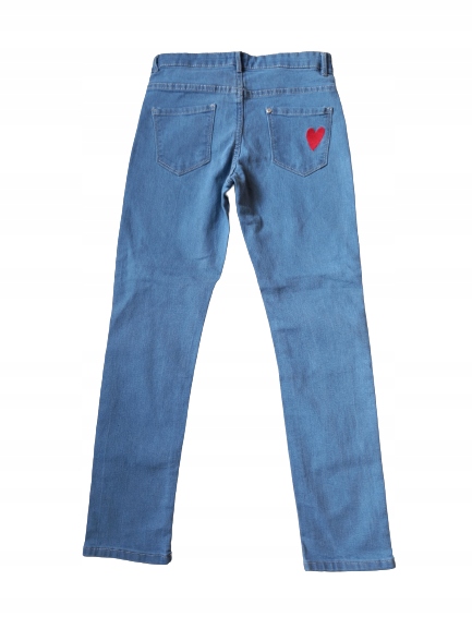 29 Spodnie dziewczęce dżinsowe JEANS 152cm Marka Youngstyle