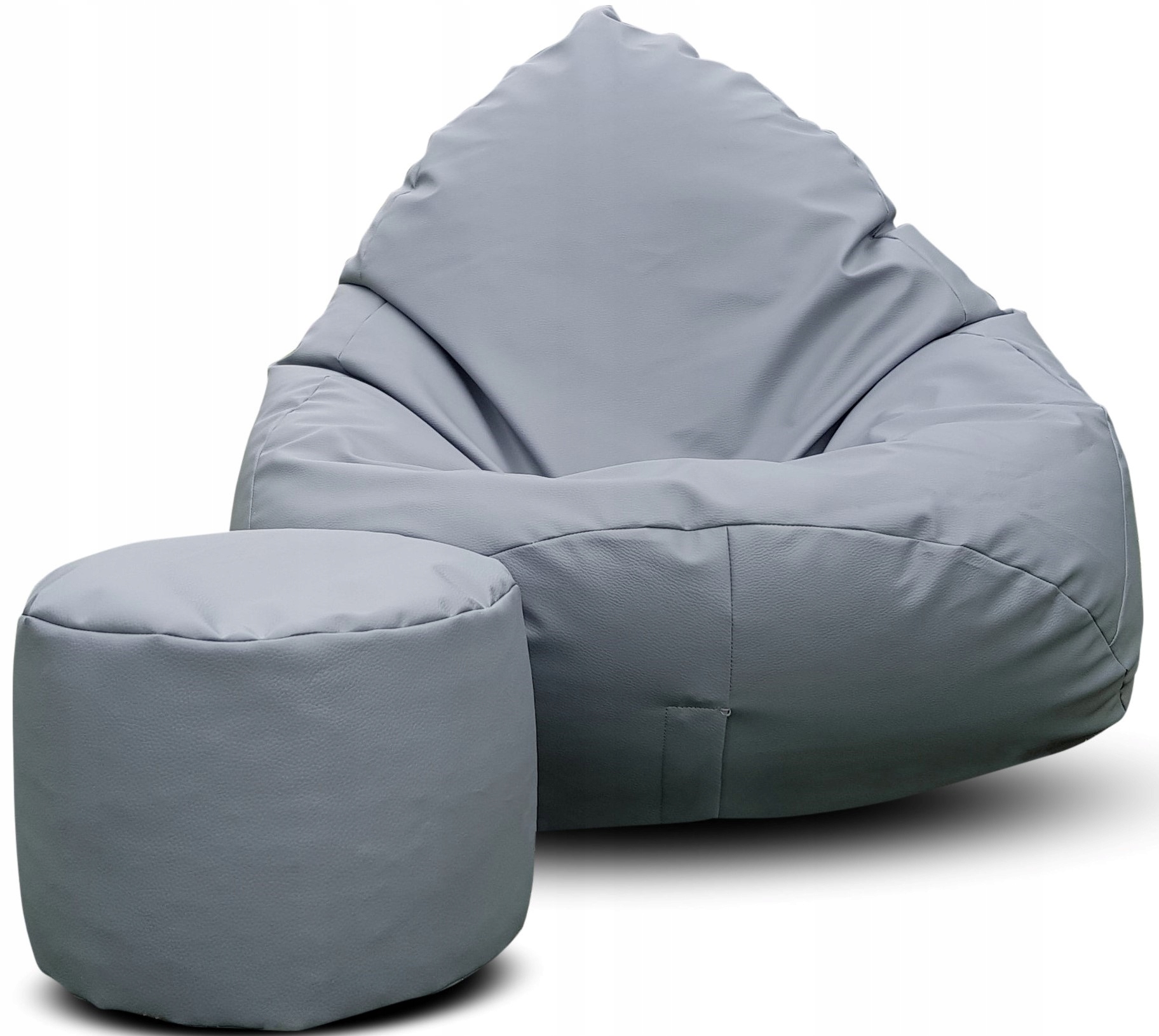 GIGANT PUFA XXXXL + GRATIS pufy WOREK FOTEL SALON Materiał obicia skóra sztuczna