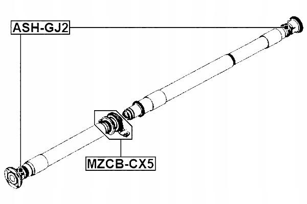 FEBEST DRIVE SHAFT BEARING MAZDA CX-5 KE GH Producent części Febest