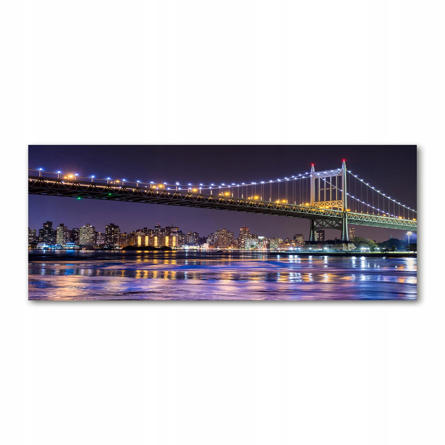 

Foto obraz szkło akryl Most w Nowym Jorku 125x50cm