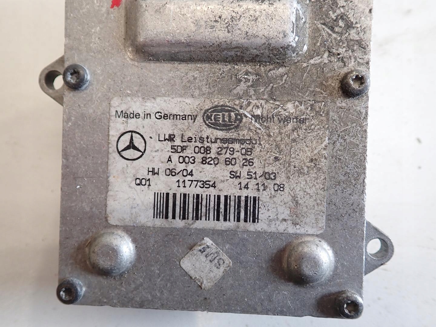 control unit module lights MERCEDES A0038206026