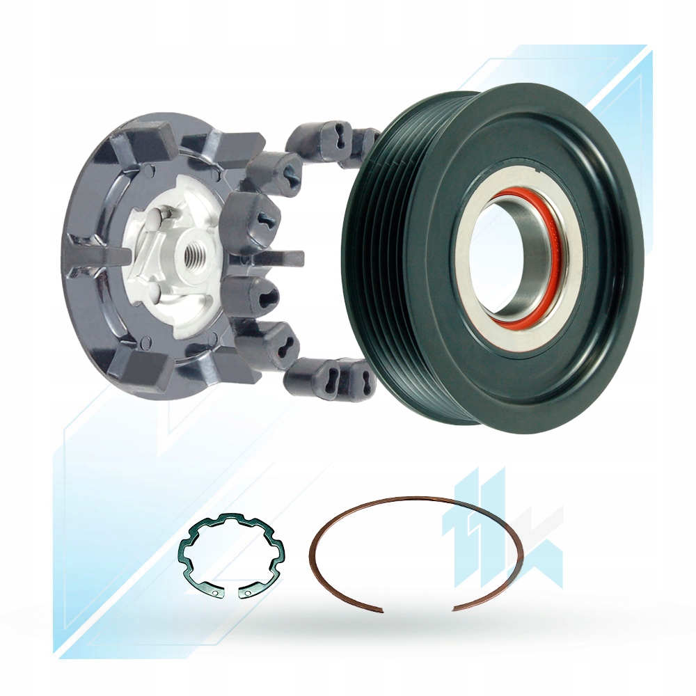 SPRZĘGŁO SPRĘŻARKI Klimy Mercedes CLK500 W209 Numer katalogowy części 110D7E7605