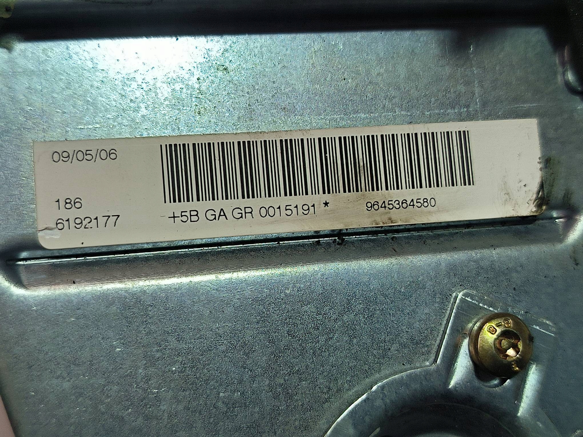 Airbag AIRBAG 9645364580 CITROEN C4