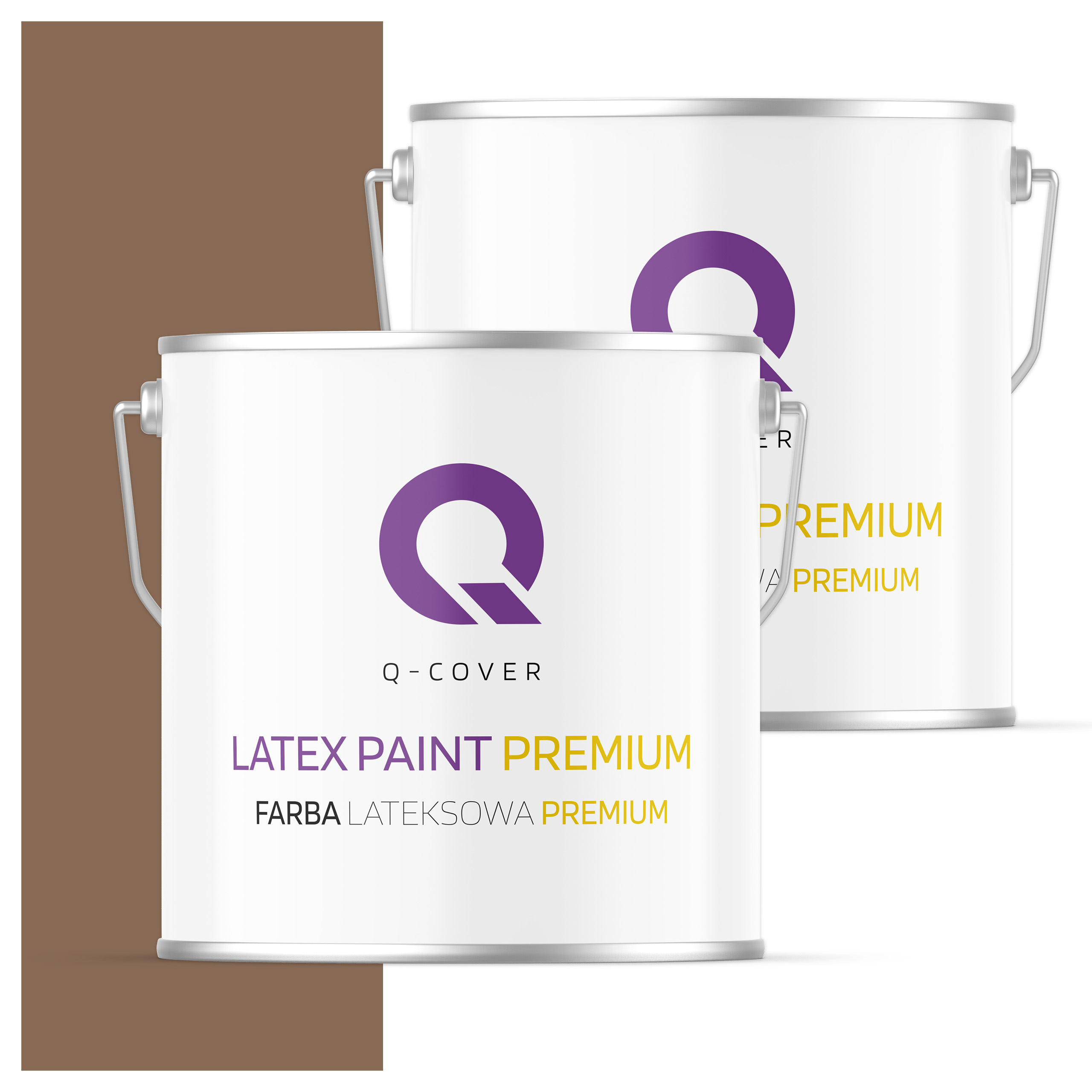 Barva Skvrnitá Omyvatelná na stěny stropů 5L Hluboká matná Hnědá tmavá