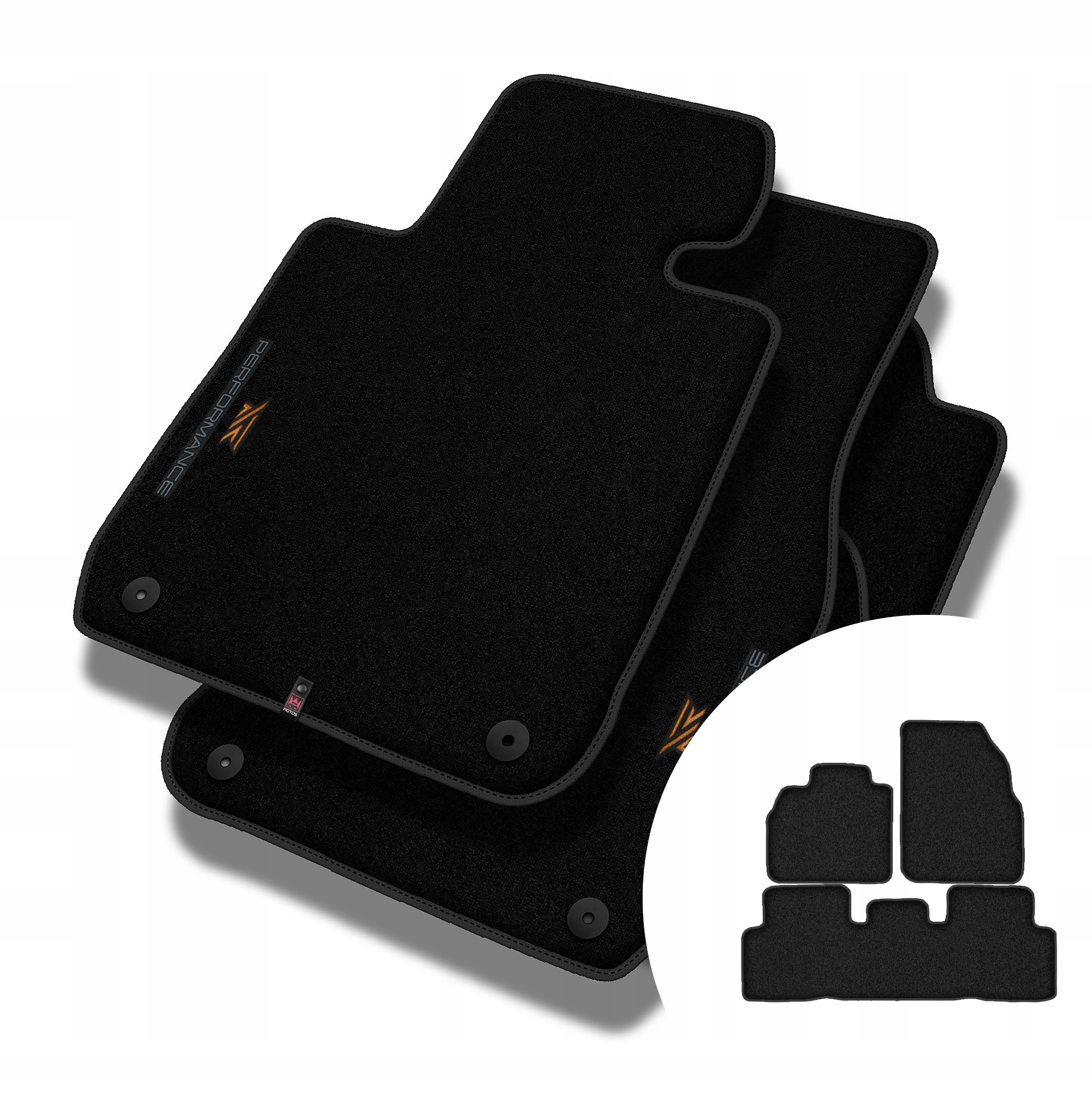 Velúrové koberčeky Performance Premium pre Renault Scenic II 2003-2009