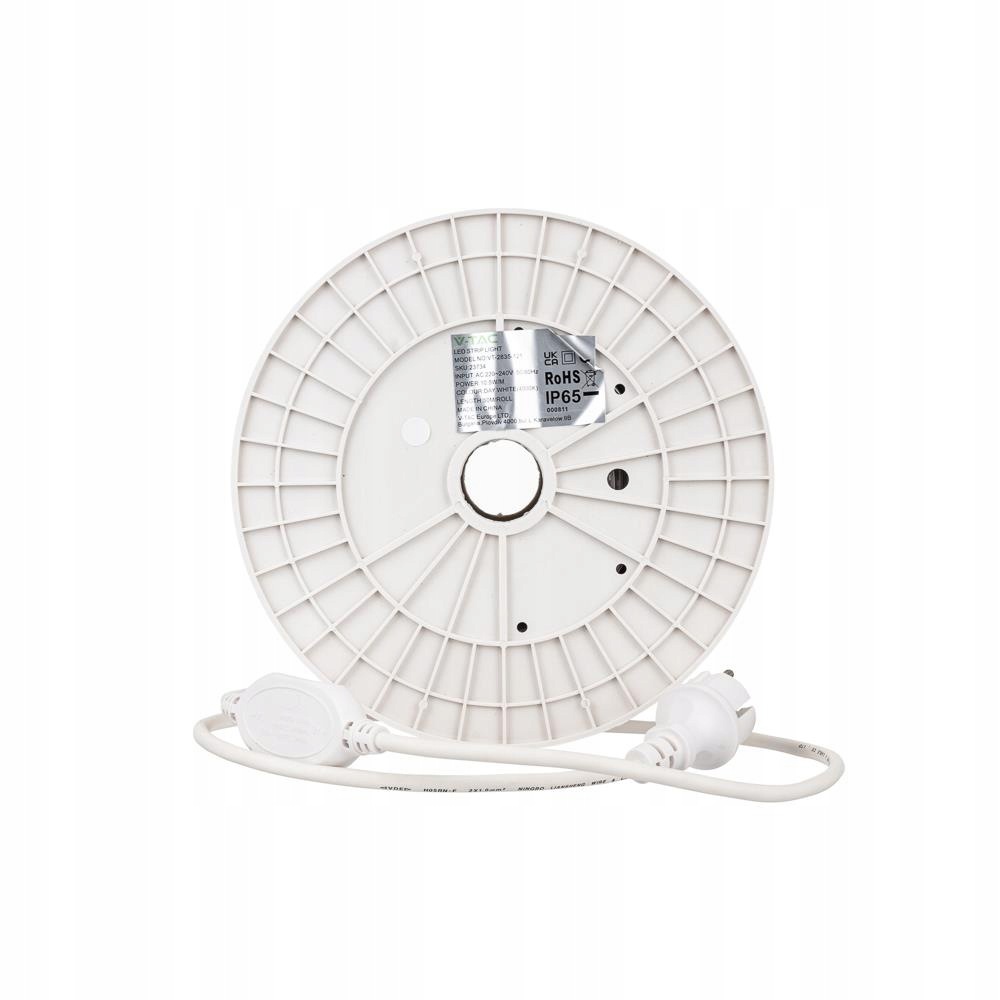 V-tac Led páska 230V rukáv IP65 120LED/m 10,5W/m rolka 50mb VT-2835