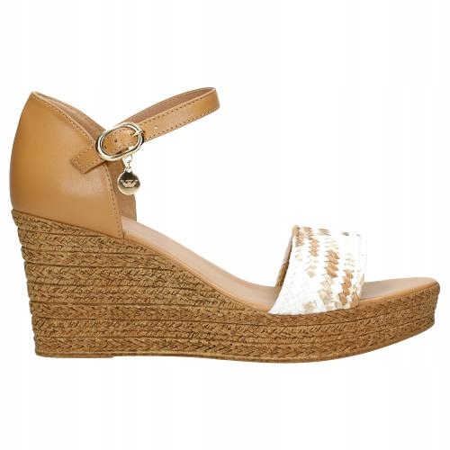 

Buty Wojas Sandały damskie skóra beżowe r. 39