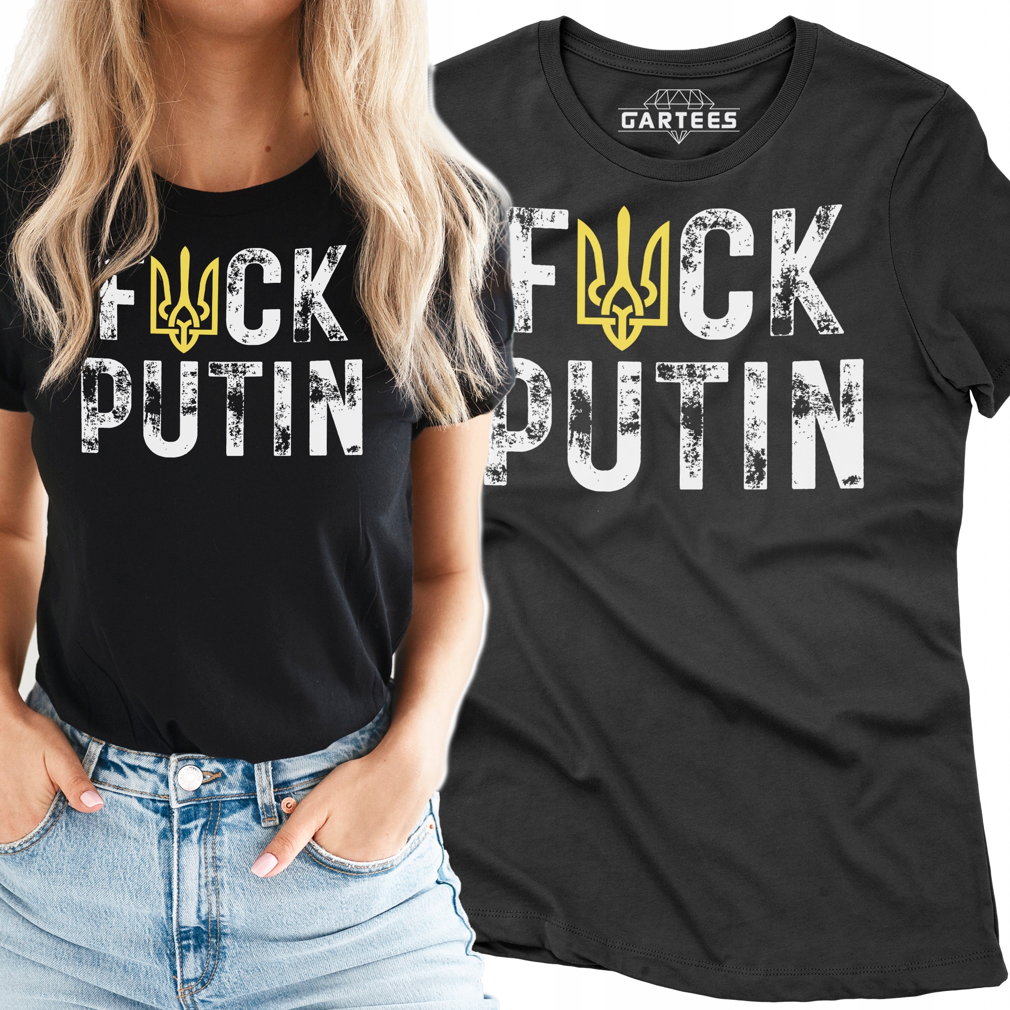 

Koszulka Damska Fuck Putin Fuck Putin Ukraina