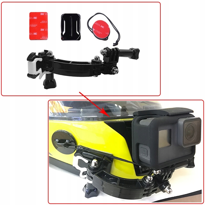 

Zestaw Mocowań 11 części Kask Motor Rower Gopro 11