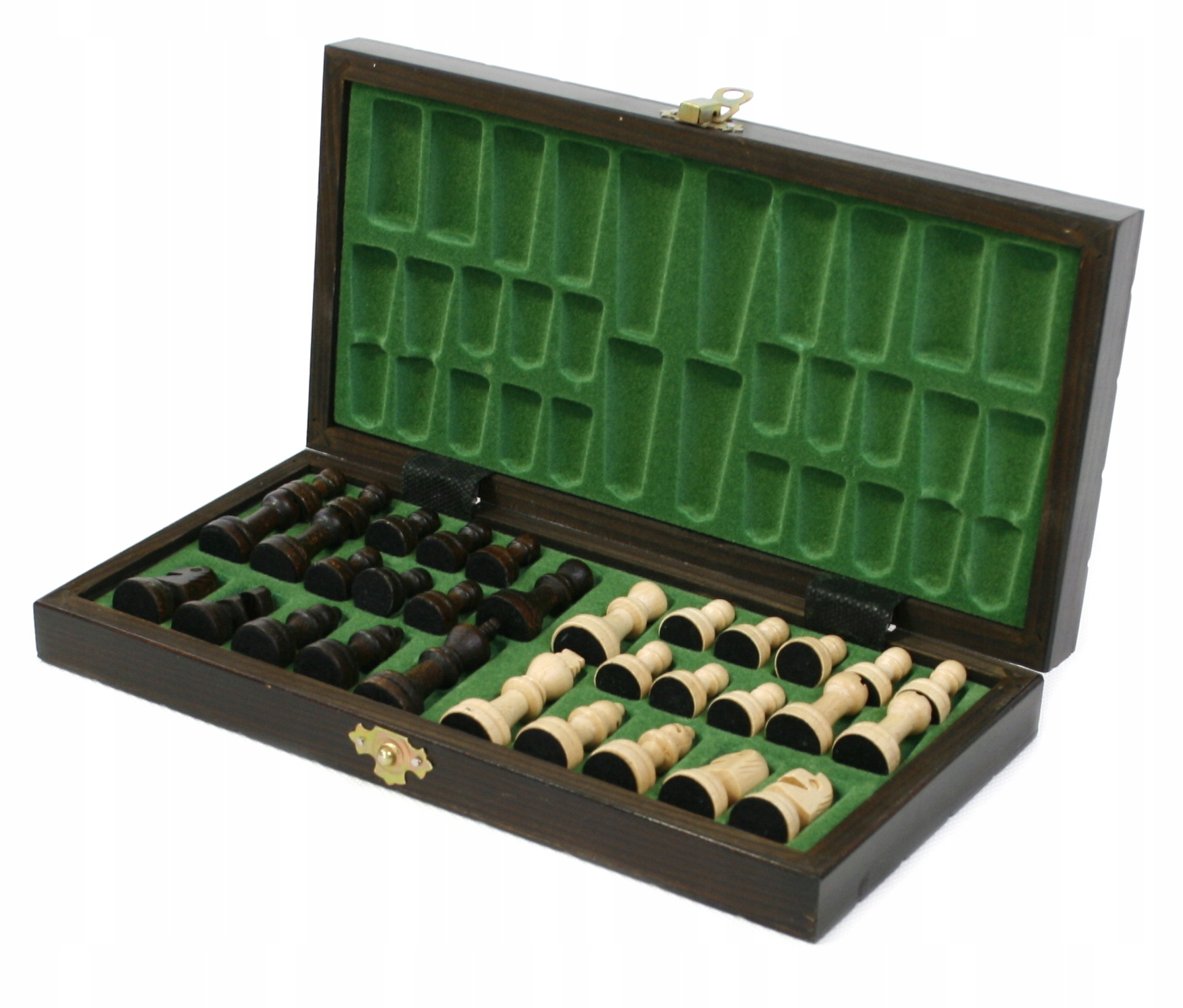 SZACHY DREWNIANE KLASYCZNE zamykane ZESTAW 28x28cm Rodzaj szachy drewniane turniejowe