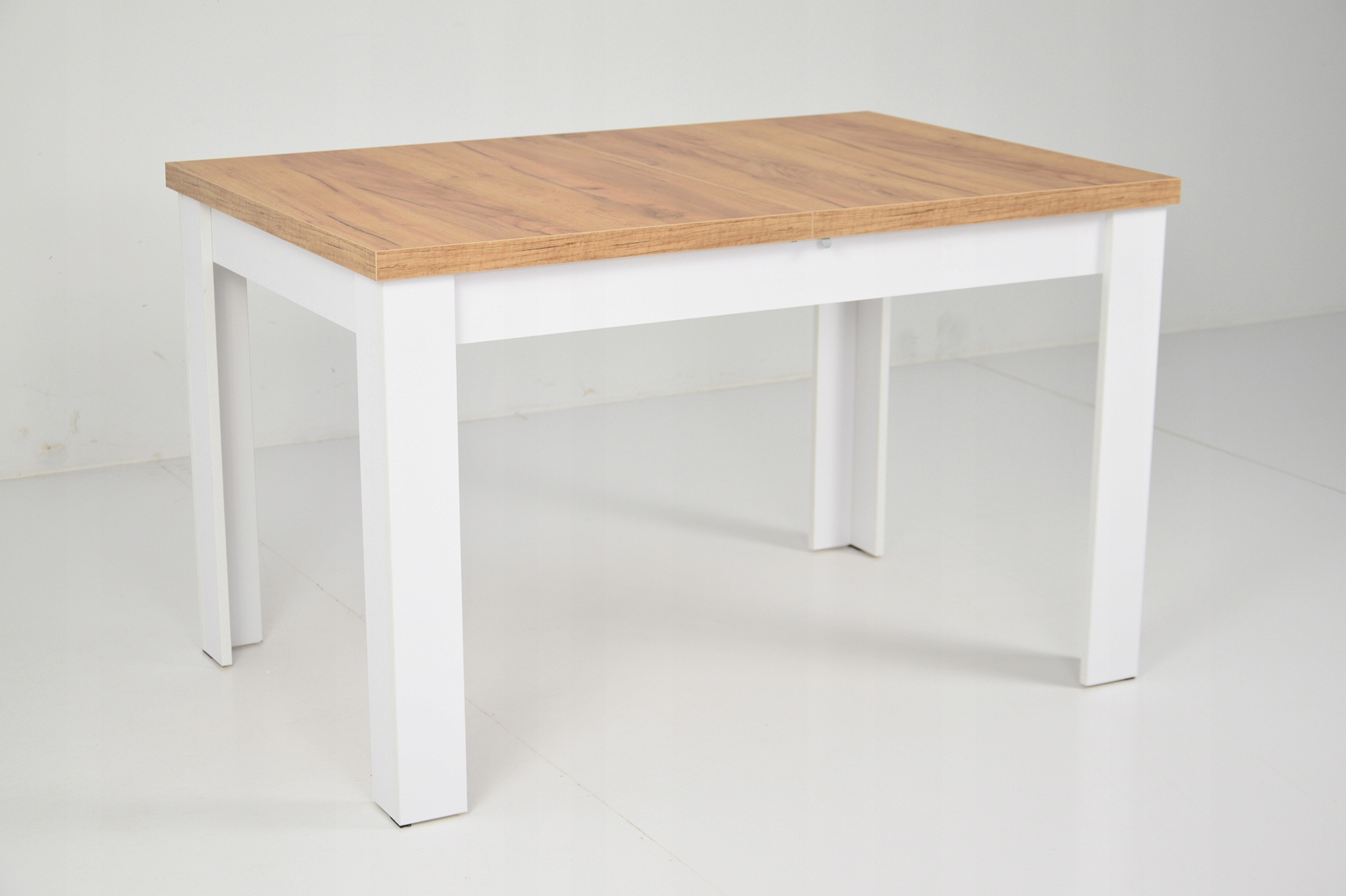 4x krzesło Krzyżak i stół 80x120/160 DĄB CRAFT Szerokość stołu 80 cm