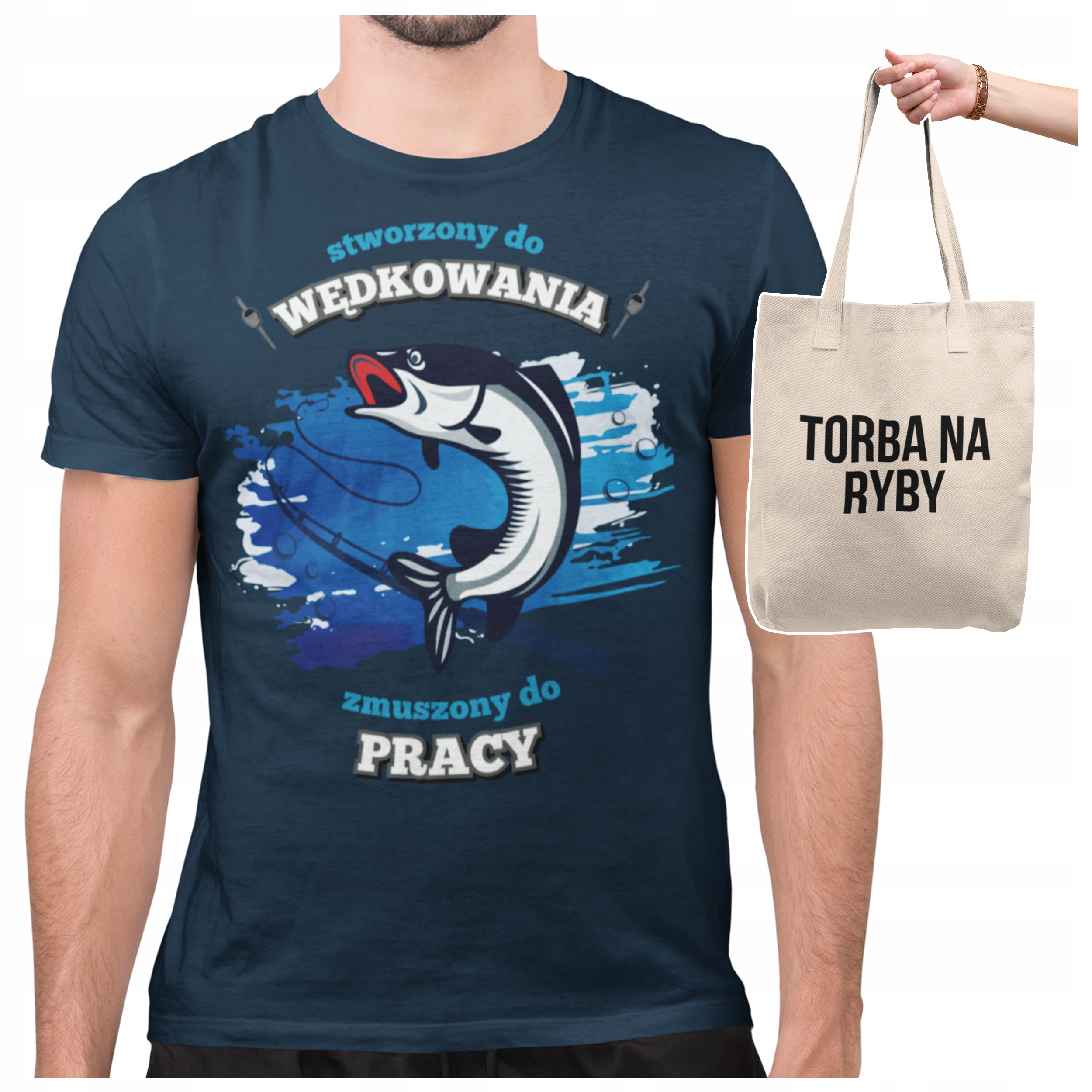 

Koszulka Wędkarskie Wędkarska Na Ryby Torba